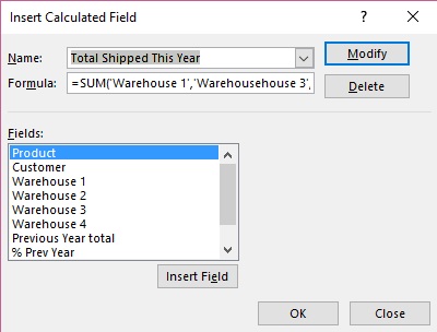 Excel Pivot Table Formulas 2